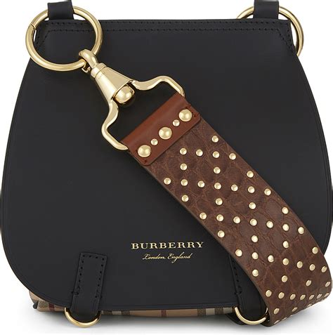 burberry black shoulder strap|Burberry bag straps.